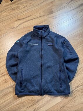 Patagonia Navy Blue Full Zip Fleece Jacket